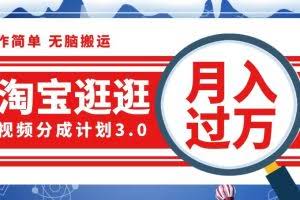 (12607期)淘宝逛逛视频分成计划,一分钟一条视频,月入过万就靠它了
