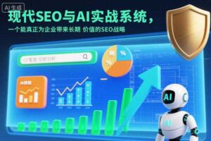 现代SEO与AI实战系统，一个能真正为企业带来长期价值的SEO战略（英语+中文字幕）