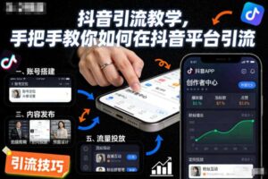 抖音引流教学，手把手教你如何在抖音平台引流